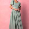 Abbie Dress in Sage-Adult