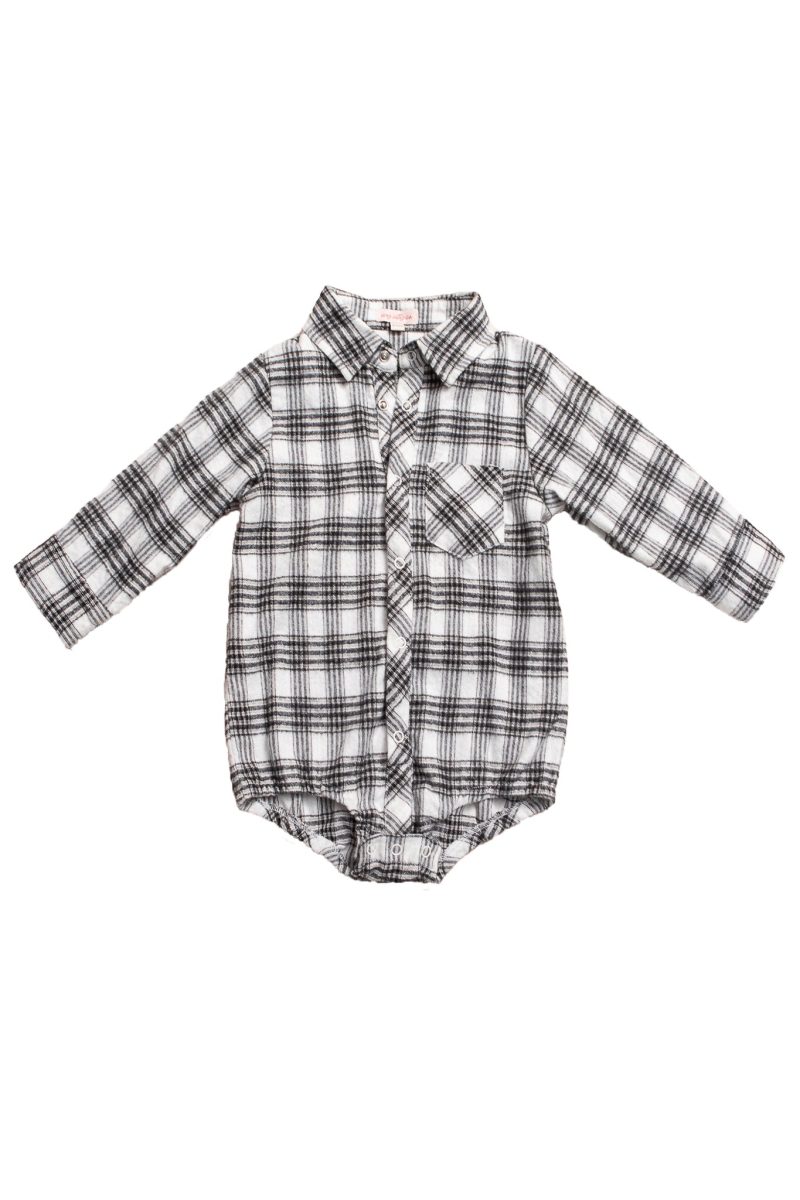 BabyBoysJohnShirtGenevievePlaid Front