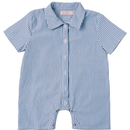 JamesBBBoyRomperBlueGingham front