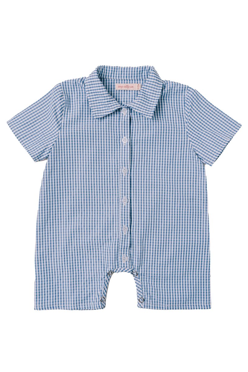 JamesBBBoyRomperBlueGingham front