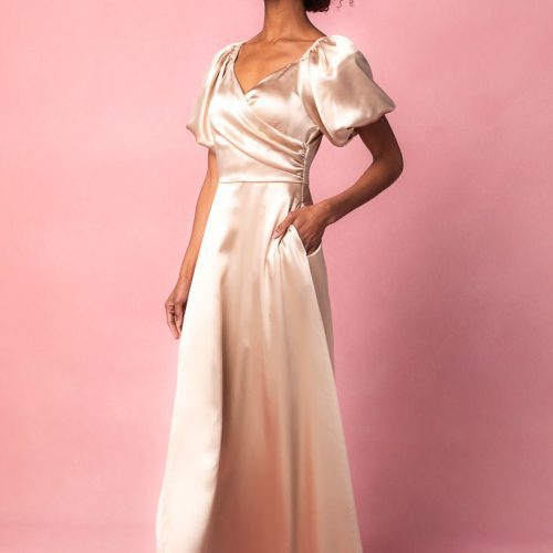 Tessie Dress in Champagne-Adult